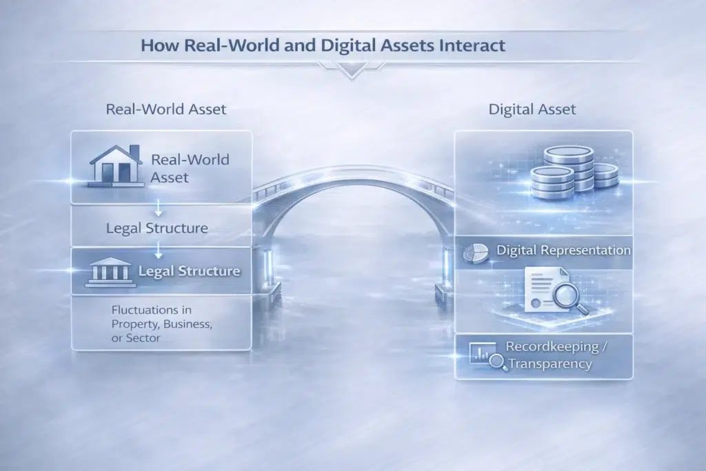 How Real-World and Digital Assets Interact