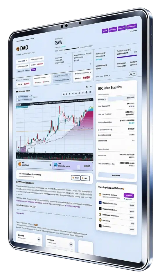 Real-world asset tokenization education illustration