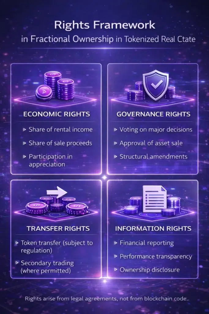 Rights framework in tokenized real estate