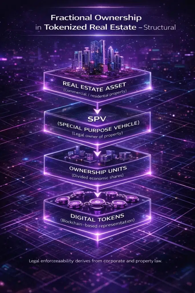 Tokenized real estate ownership structure